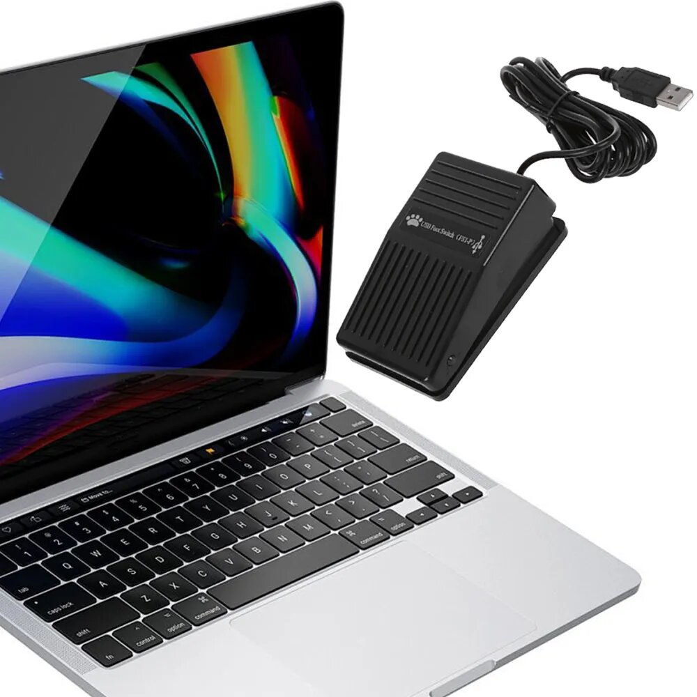 USB-педаль для компьютера с программированием клавиш и мультимедиа