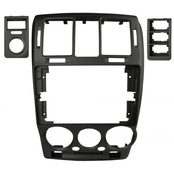 Переходная рамка Hyundai Getz 2002-2011 руль слева черная (рамка Хендай Гетц ) для автомагнитол 9" дюймов 230:220x130 мм