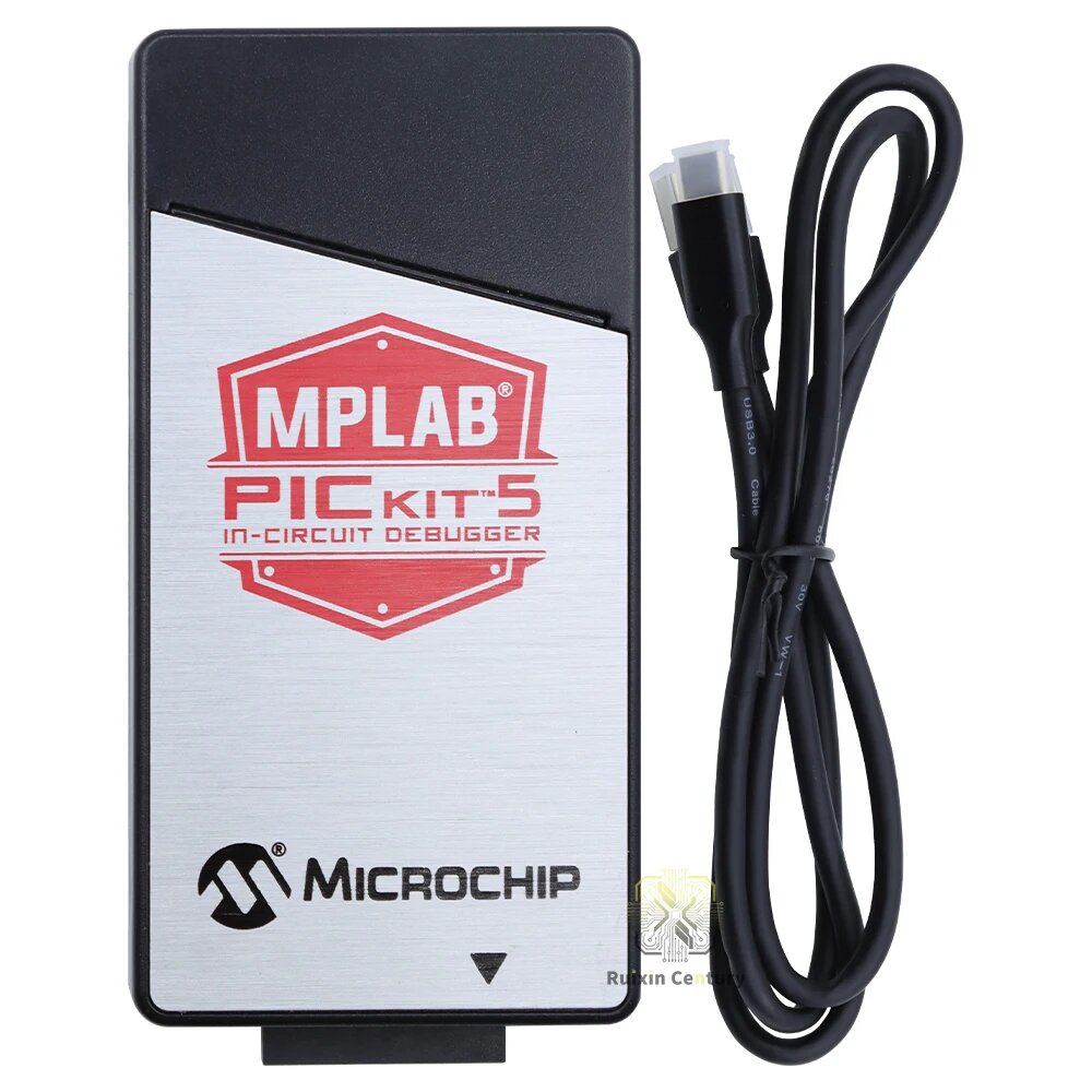 Дебаггер-программатор Microchip MPLAB PICkit 5 PG164150 для работы в системе, 300 МГц, 1.2-5.0 В, 150 мА, USB-C, JTAG, SWD, ICSP, Оригинал