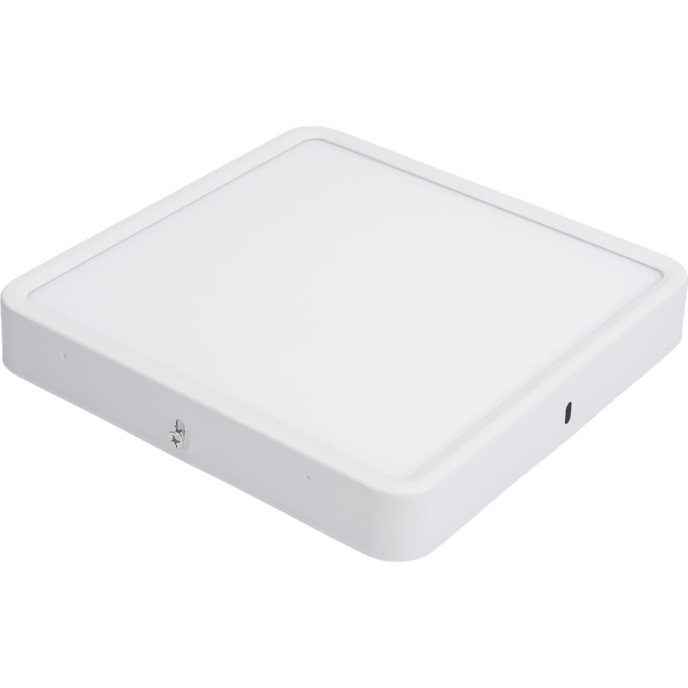 Накладной квадратный даунлайт с драйвером Ecola LED downlight 18W 220V 4200K 210x210x32 DSSV18ELC