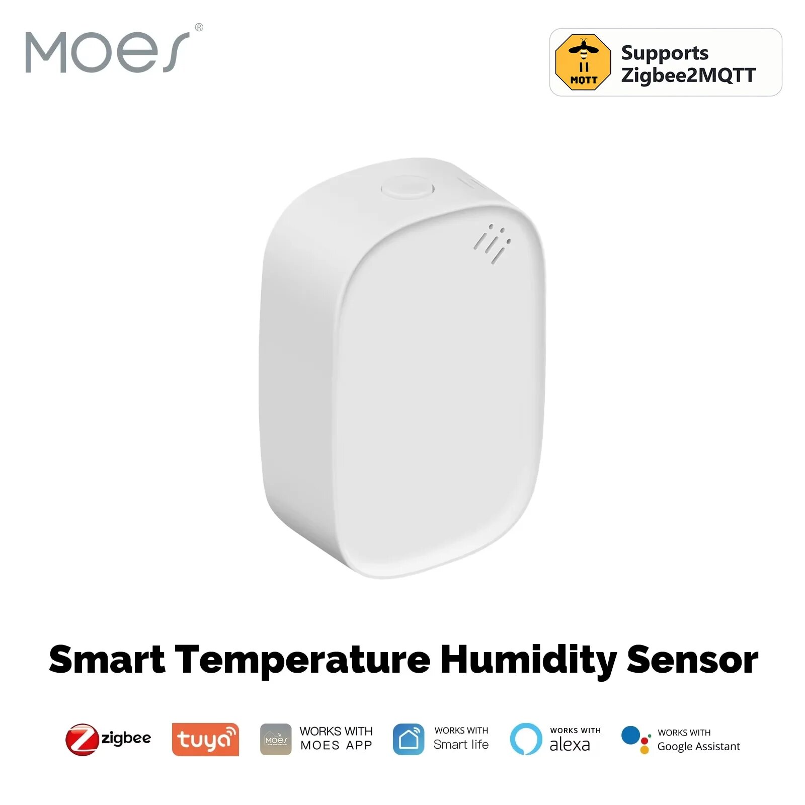 MOES Tuya Zigbee датчик температуры и влажности