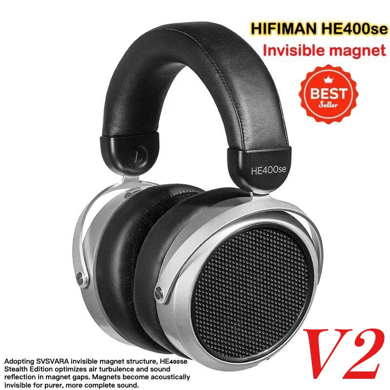 HiFiMAN Наушники проводные, черный матовый