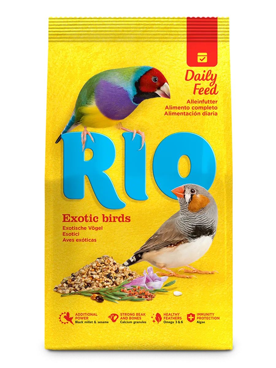 Сухой корм Rio для экзотических птиц 500 г