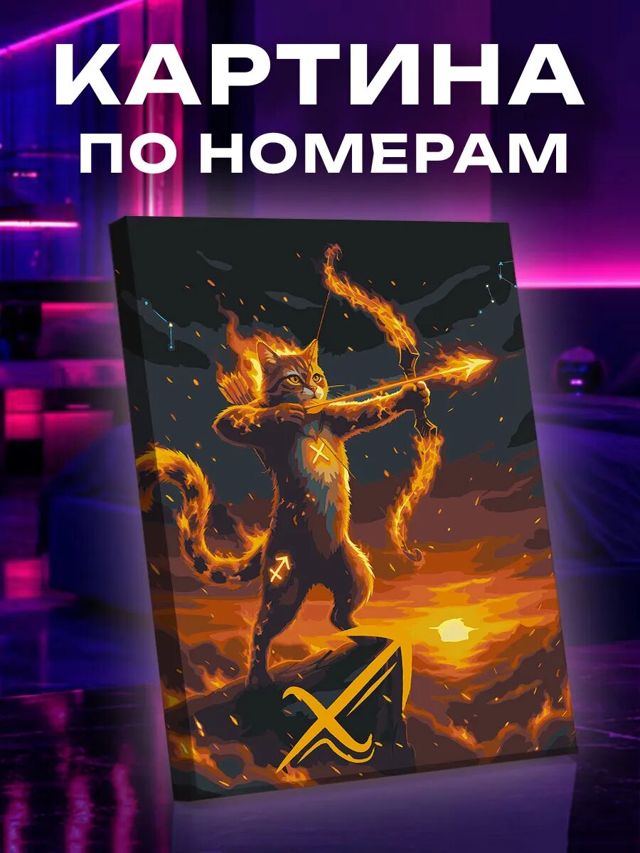Картина по номерам Стрелец