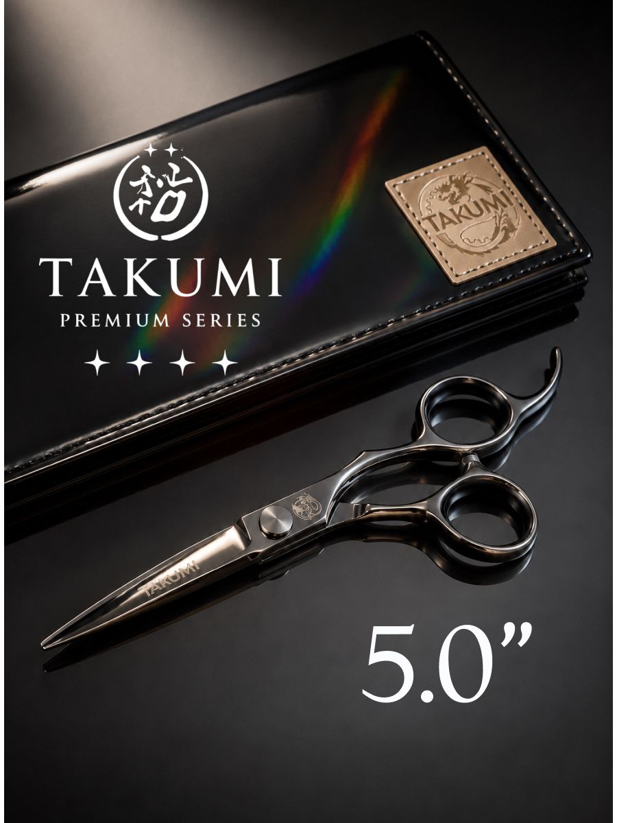 TAKUMI Ножницы парикмахерские прямые 5.0" Япония