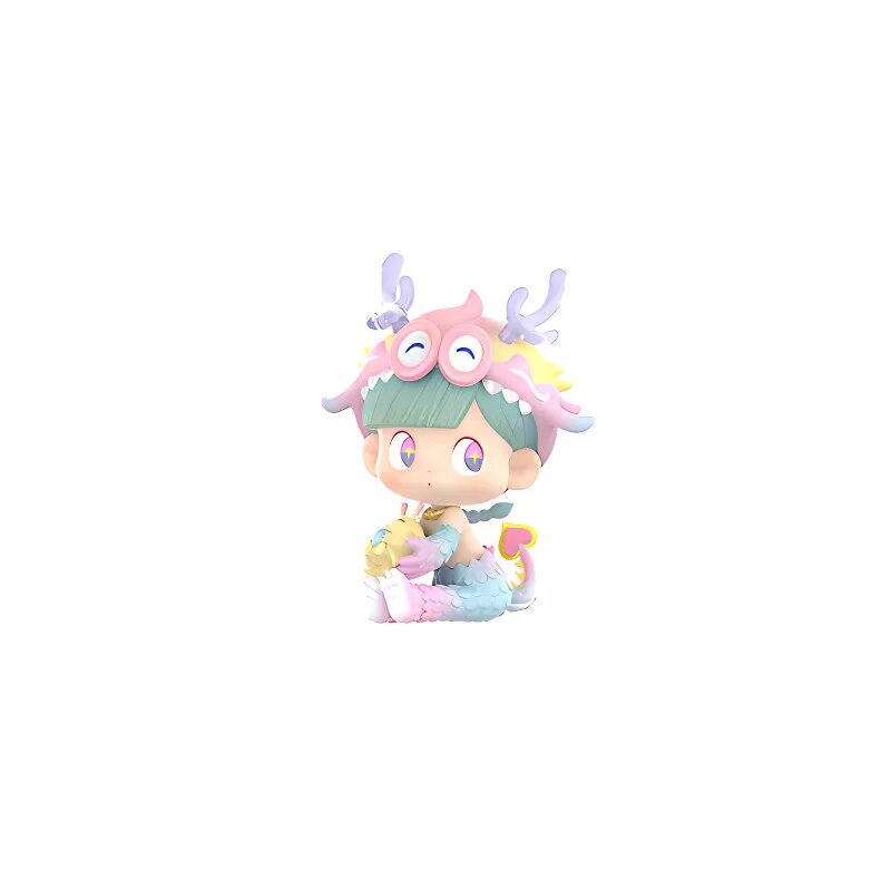 POPMART DIMOO Dragon Blessing Series Blind Box Vinyl Figure Collectible Toy Gift - Regular BuLonely Dragon