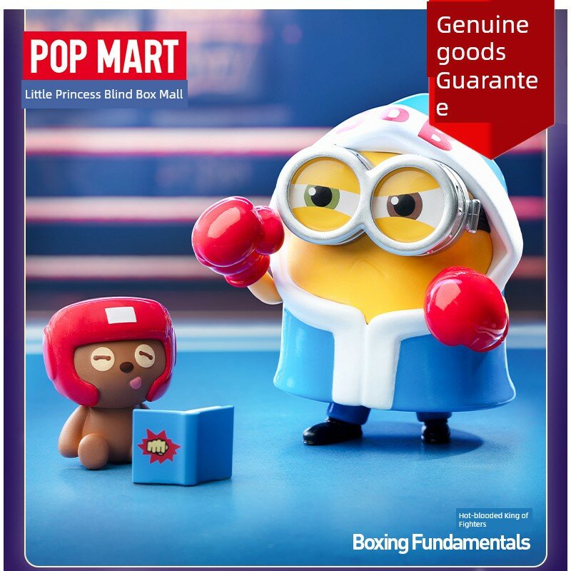 POPMART Миньоны Сонная Фантазия Серия Бойцовский Чемпион Фигурка Слепой Бокс, 1 Шт