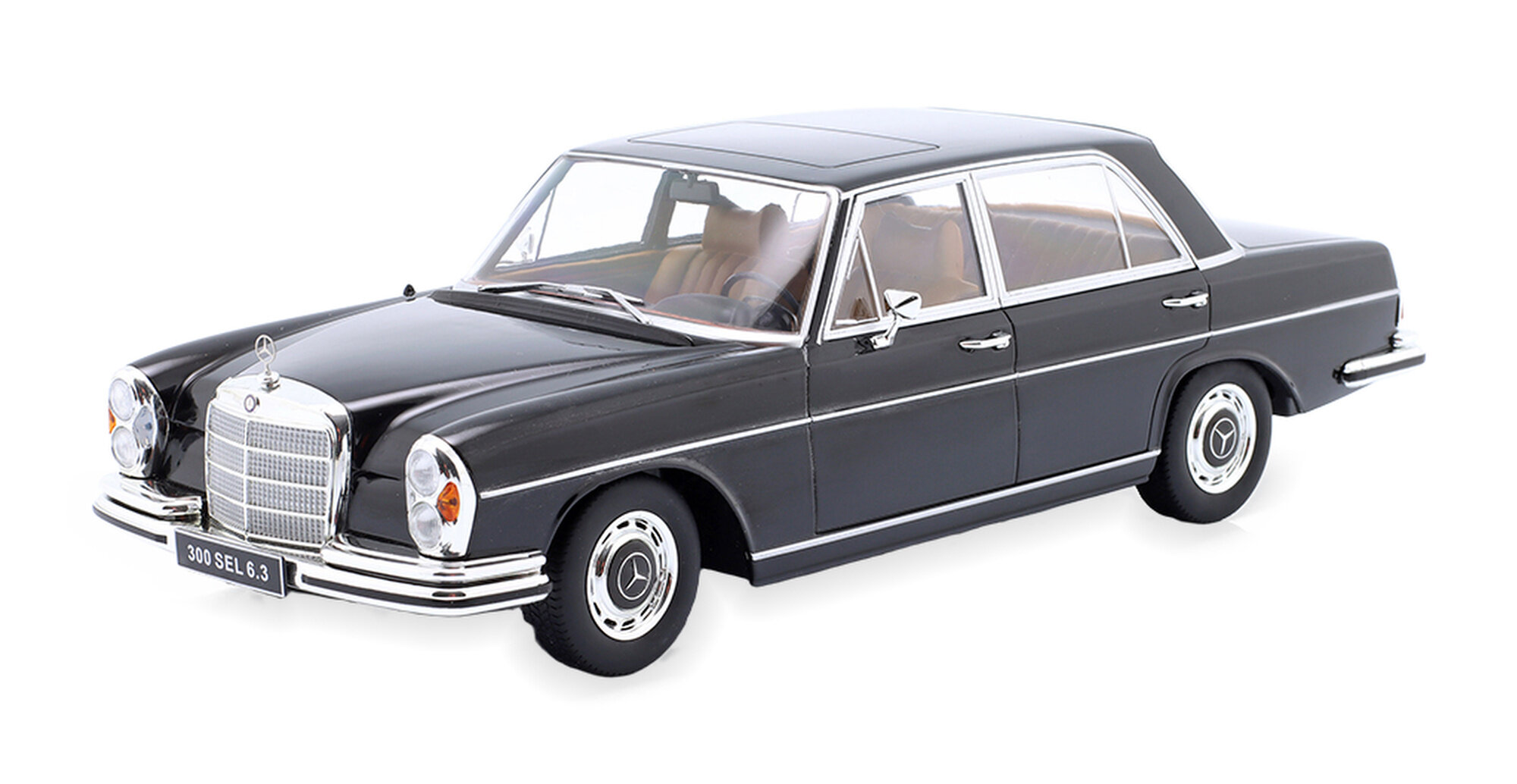 Модель коллекционная KK-SCALE Mercedes 300 sel 6.3 W109 1968 black