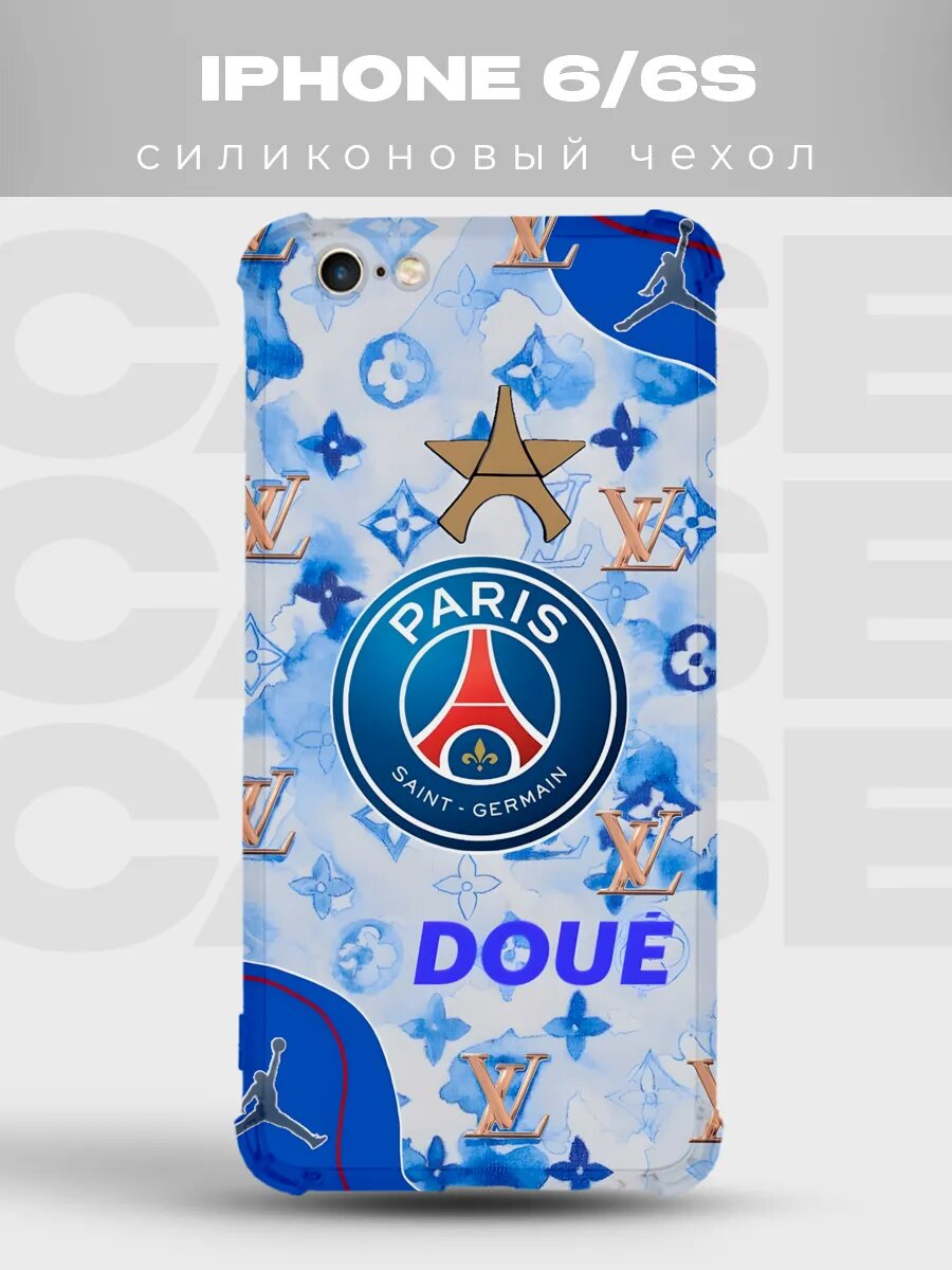 Чехол на iPhone 6/6s Дуэ ПСЖ Louis Vuitton