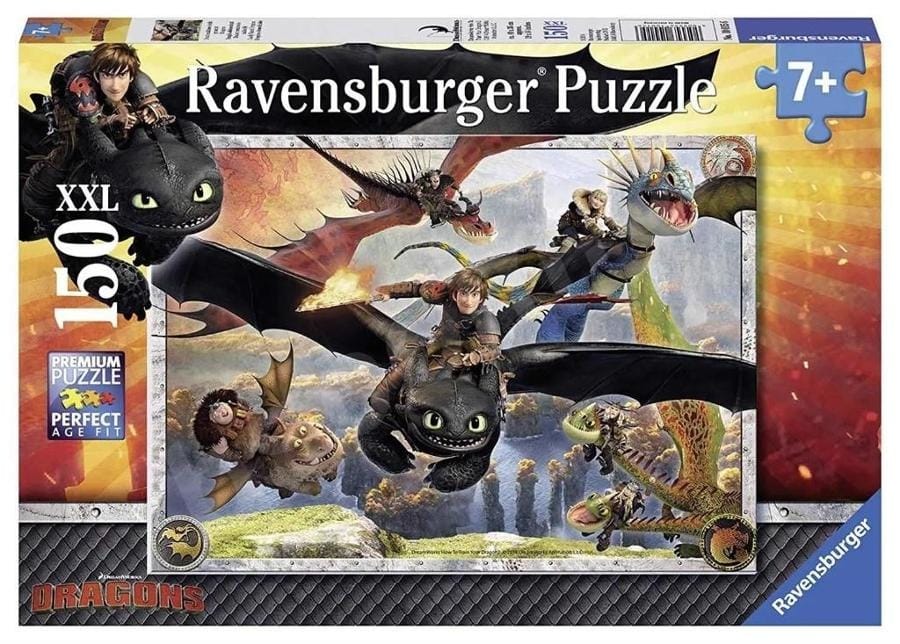 Пазл Ravensburger "Как приручить дракона", 150 элементов, 49x36 см