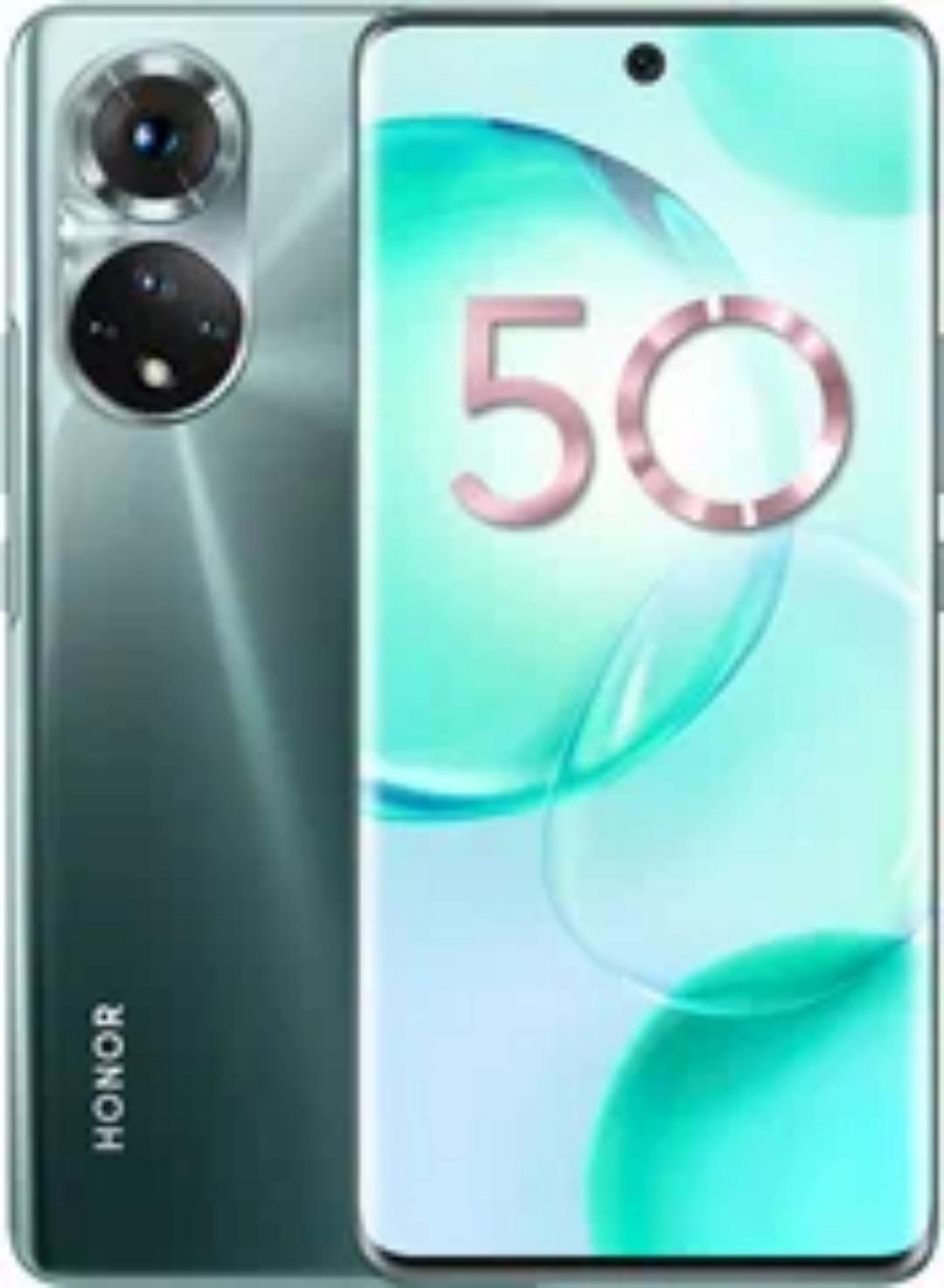 Смартфон HONOR 50, 6.57",8 ГБ+ 256 ГБ, зелёный SIM+eSIM ,