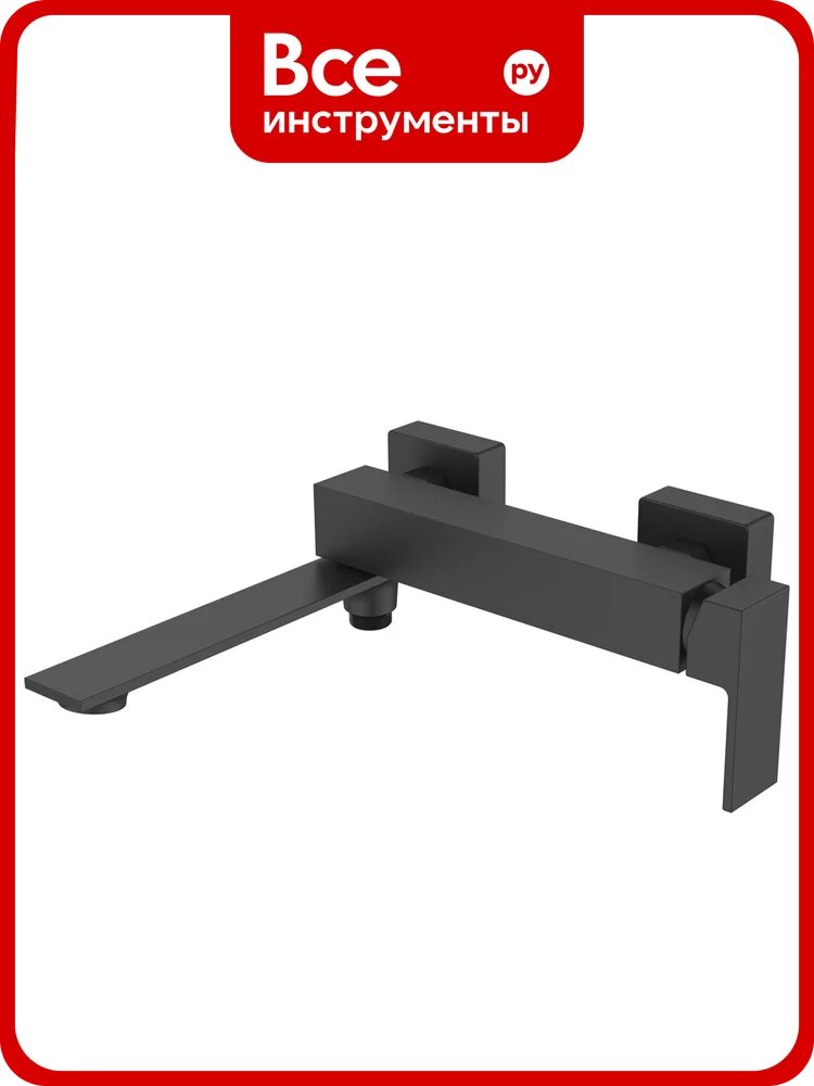 Смеситель для ванны IDDIS матовый черный Ramp RAMBL00i02WA