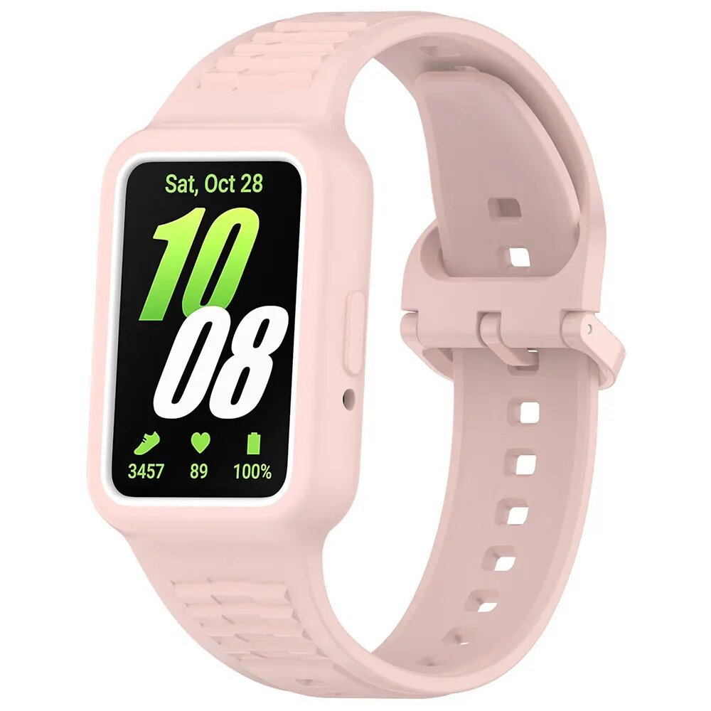 Силиконовый ремешок Arvin для Samsung Galaxy Fit 3 Розовый, Samsung Galaxy fit3, pink