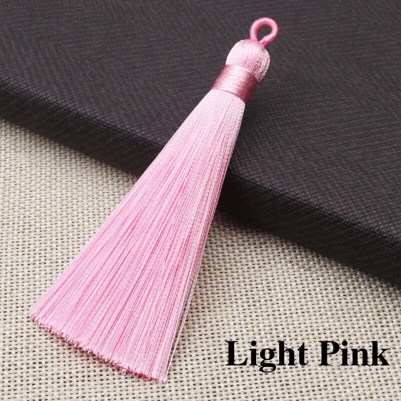 Кисточки шелковые 8 см, 5/10 шт Розовый, 5pcs, Light Pink