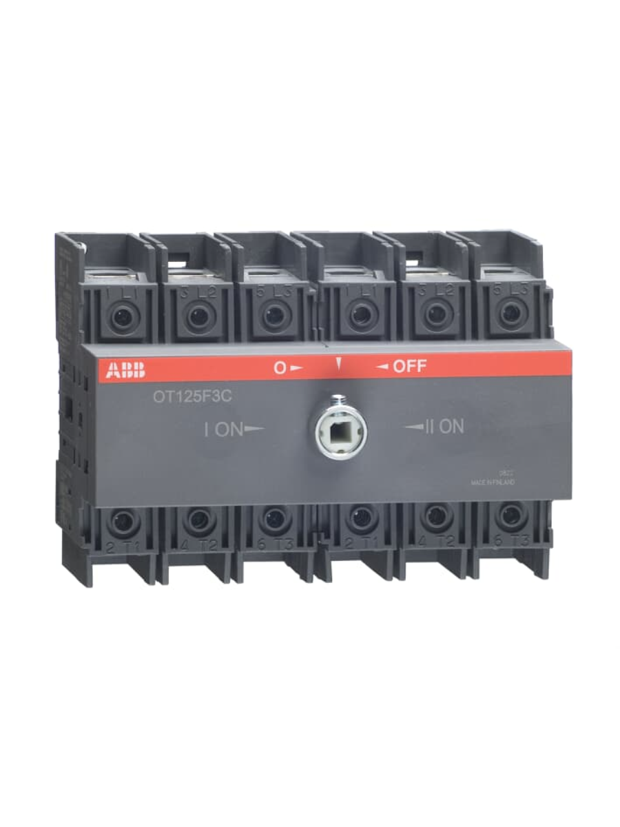 Рубильник реверсивный 125А 3P (3П) без рукоятки OT 1125F3C ABB 1SCA105037R1001