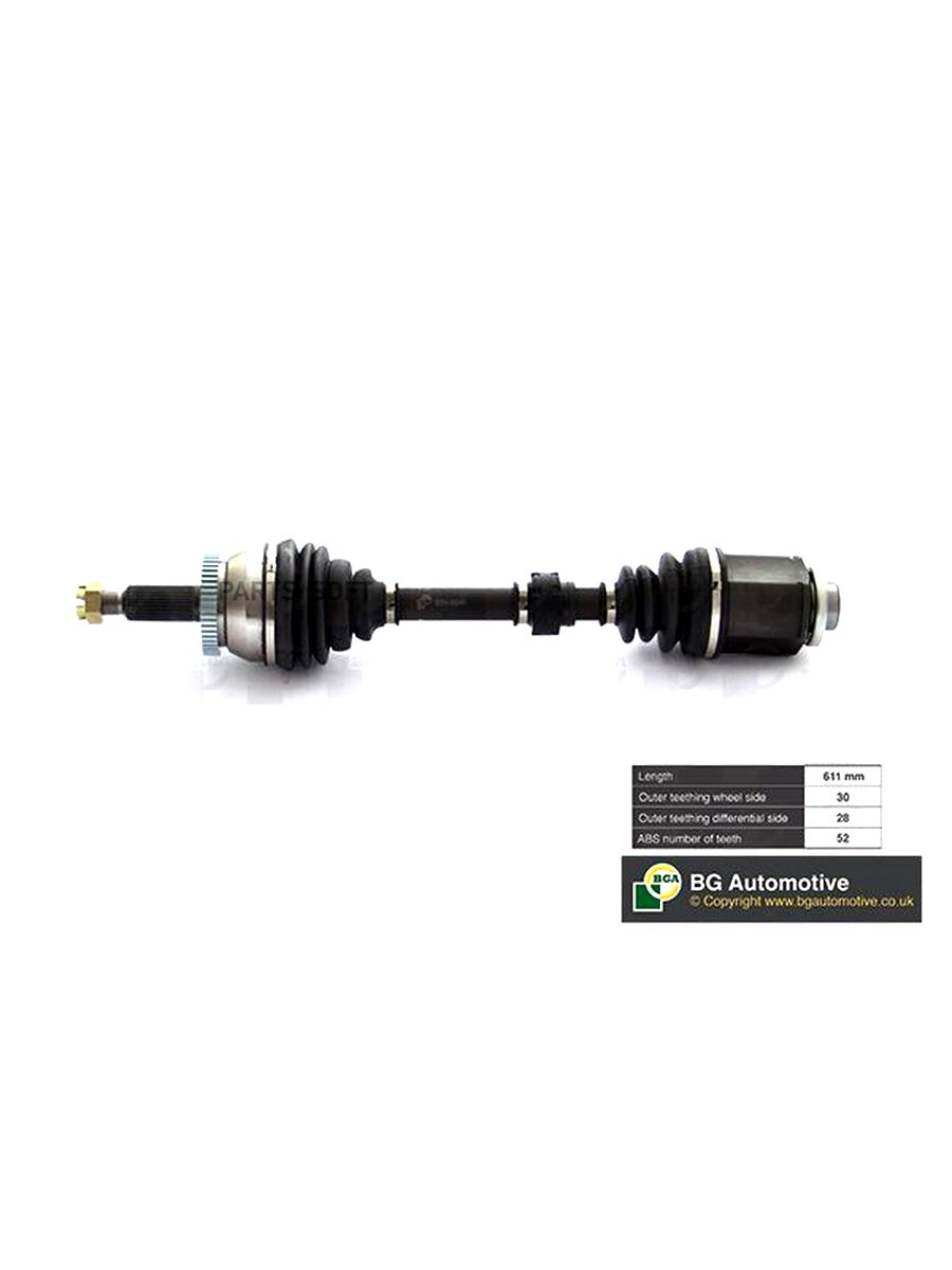 BGA DS2707R полуось Hyundai Santa Fe 2006-2010