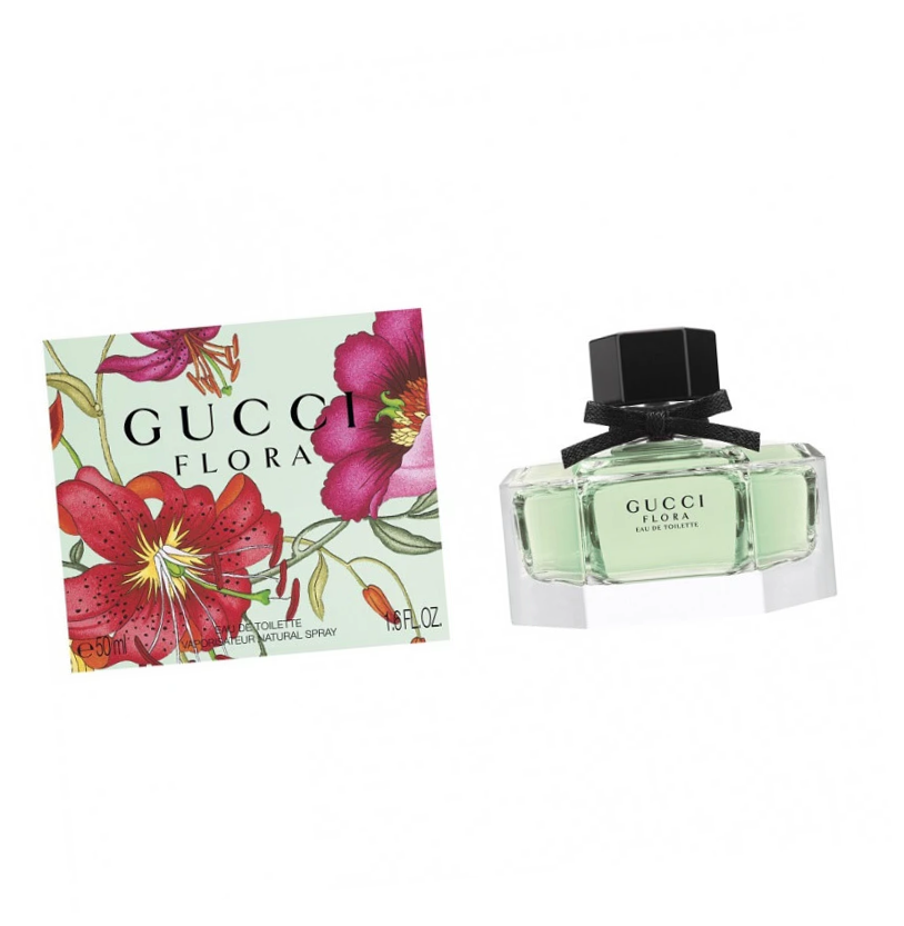 Женская туалетная вода Gucci Flora 50 мл / Гуччи Флора зеленые духи Бай Гуччи