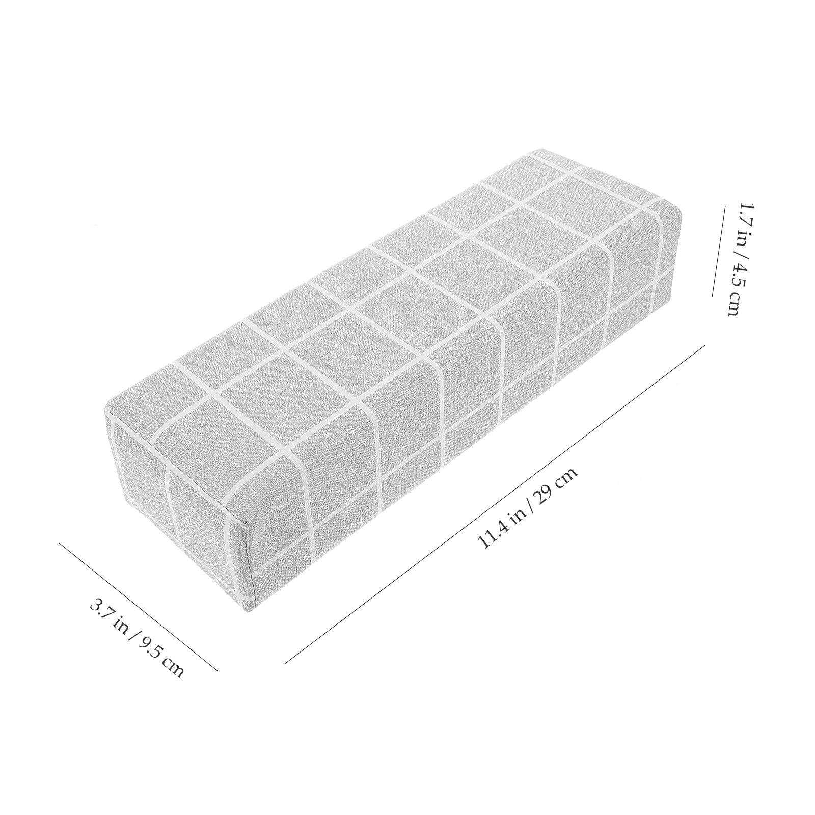 Подушка Для Маникюра Серого Цвета Размером 29x9.5x4.5 Cm Комфортная Опора Для Руки Источник Комфорта В Салоне И Дома