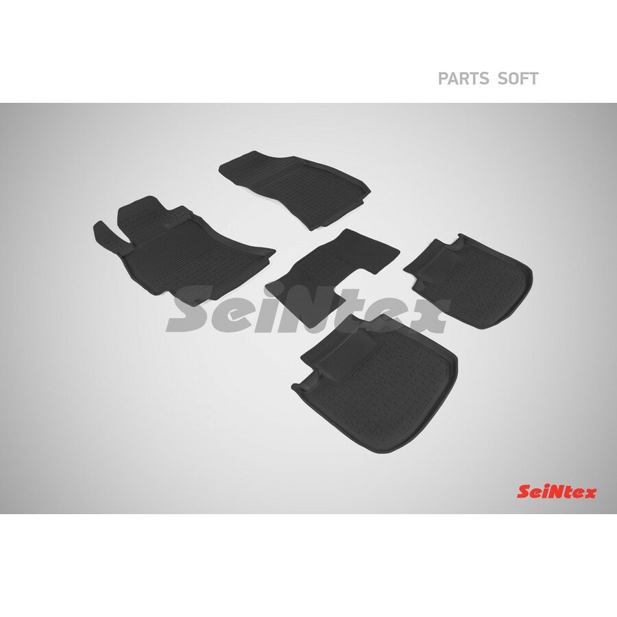 Коврики SUBARU OUTBACK V 2014-н. в. с выс. бор от официального дистрибьютора, SEINTEX, артикул 87485