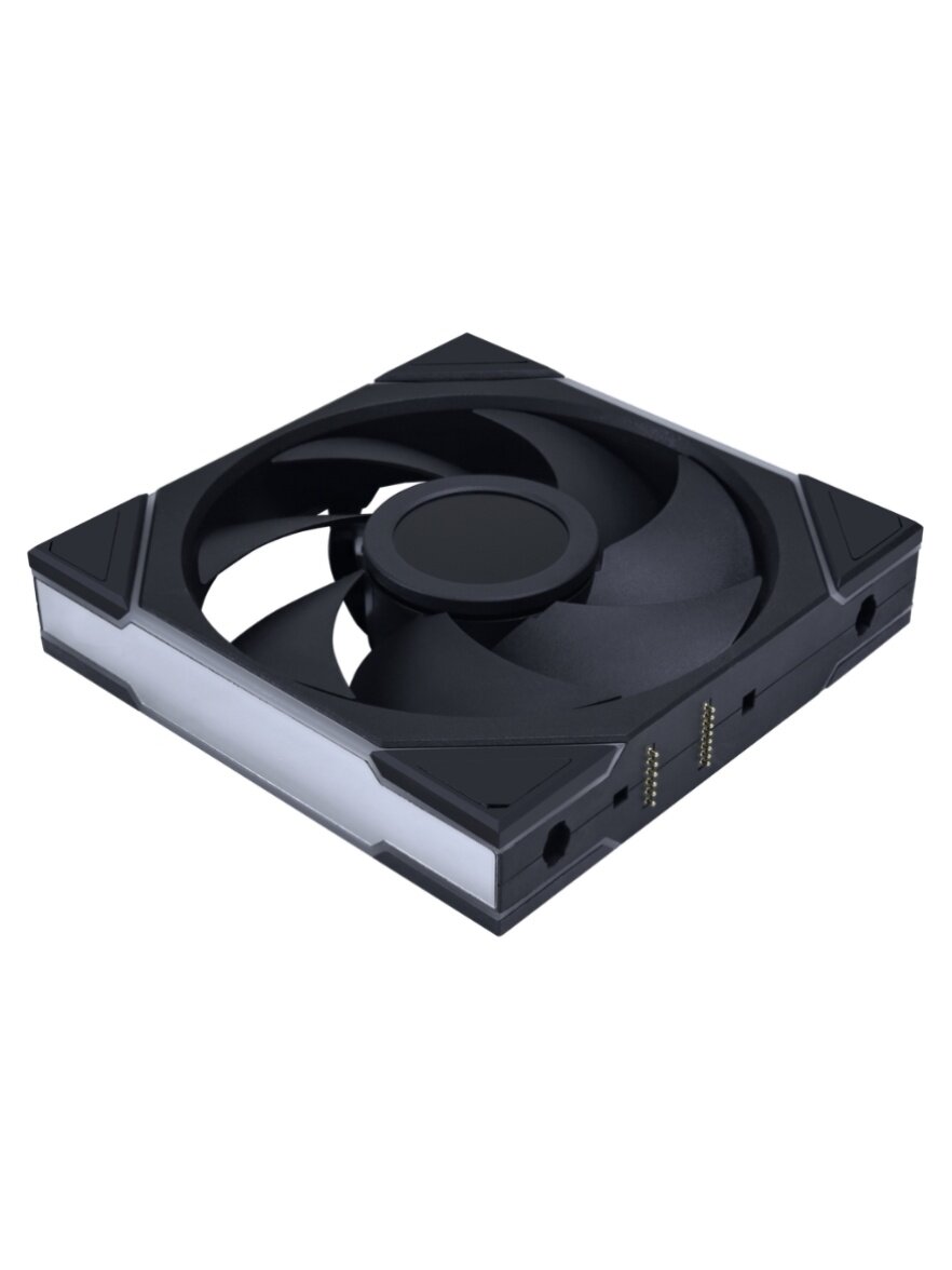Вентилятор для корпуса Lian LI UNI FAN TL WIRELESS LCD 140 Black (G99.14TLLCD1W1B. R0) — фото 1