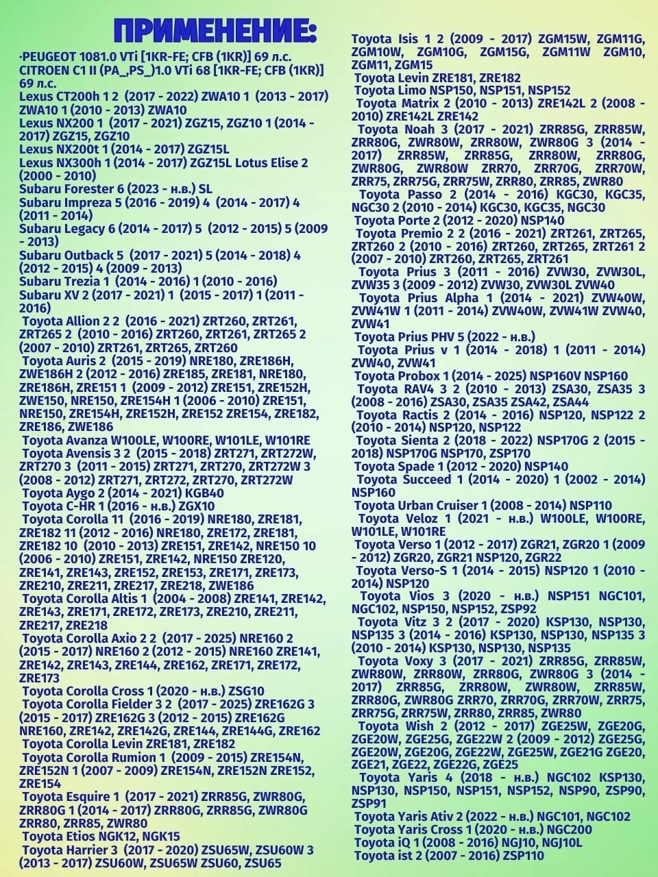 Свечи зажигания DENSO 4шт 3499 SC16HR11 для Lexus CT, Toyota Avensis, Corolla, Prius, RAV4, Yaris и др. 9091901253
