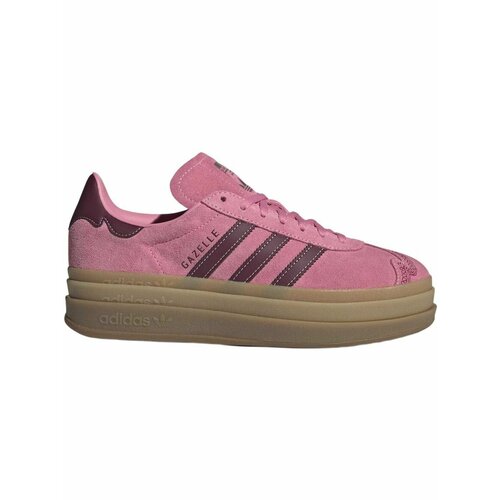 фото Кеды adidas gazelle bold w, полнота f (eu)/ на среднюю стопу, размер 4,5 uk, розовый