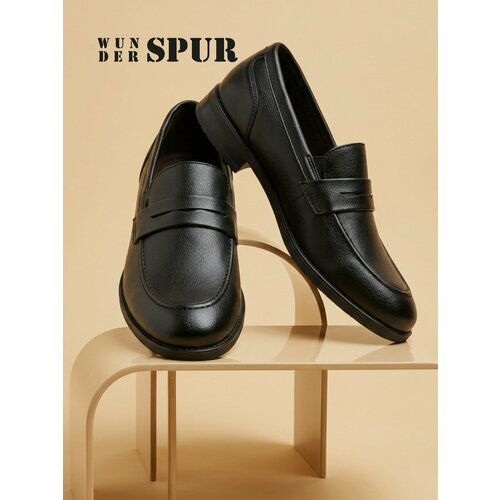 фото Лоферы spur, размер 41, черный