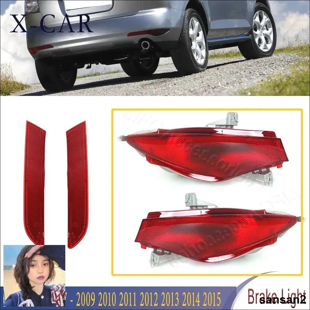 Фара автомобильная, 1 шт, арт. Mazda CX-7 CX7 2009 - 2015 Outer