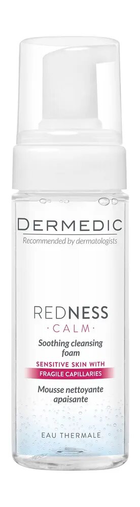 DERMEDIC Пена для лица успокаивающая очищающая Redness, 150 мл