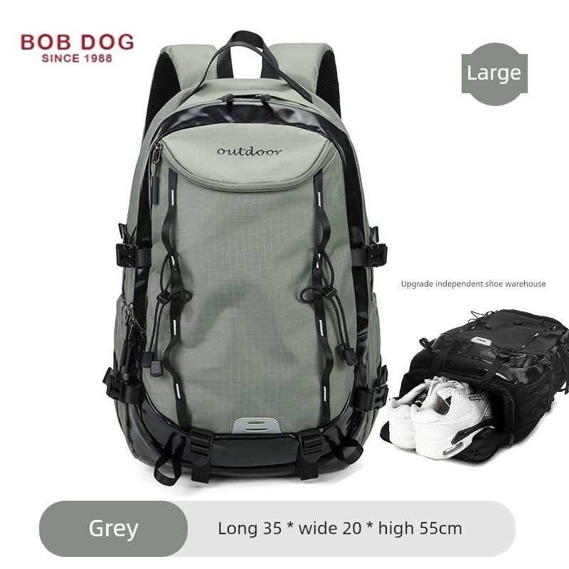 BabyDuo Columbia Пешеходный рюкзак для путешествий и походов, женский и мужской, серый, большой размер, для студентов и