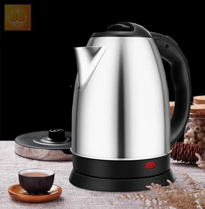 Электрический чайник Loves Home Electric Kettle, серебристый