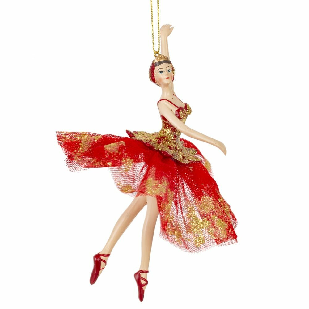 Елочная игрушка Балерина, H16 cм KSM-853682