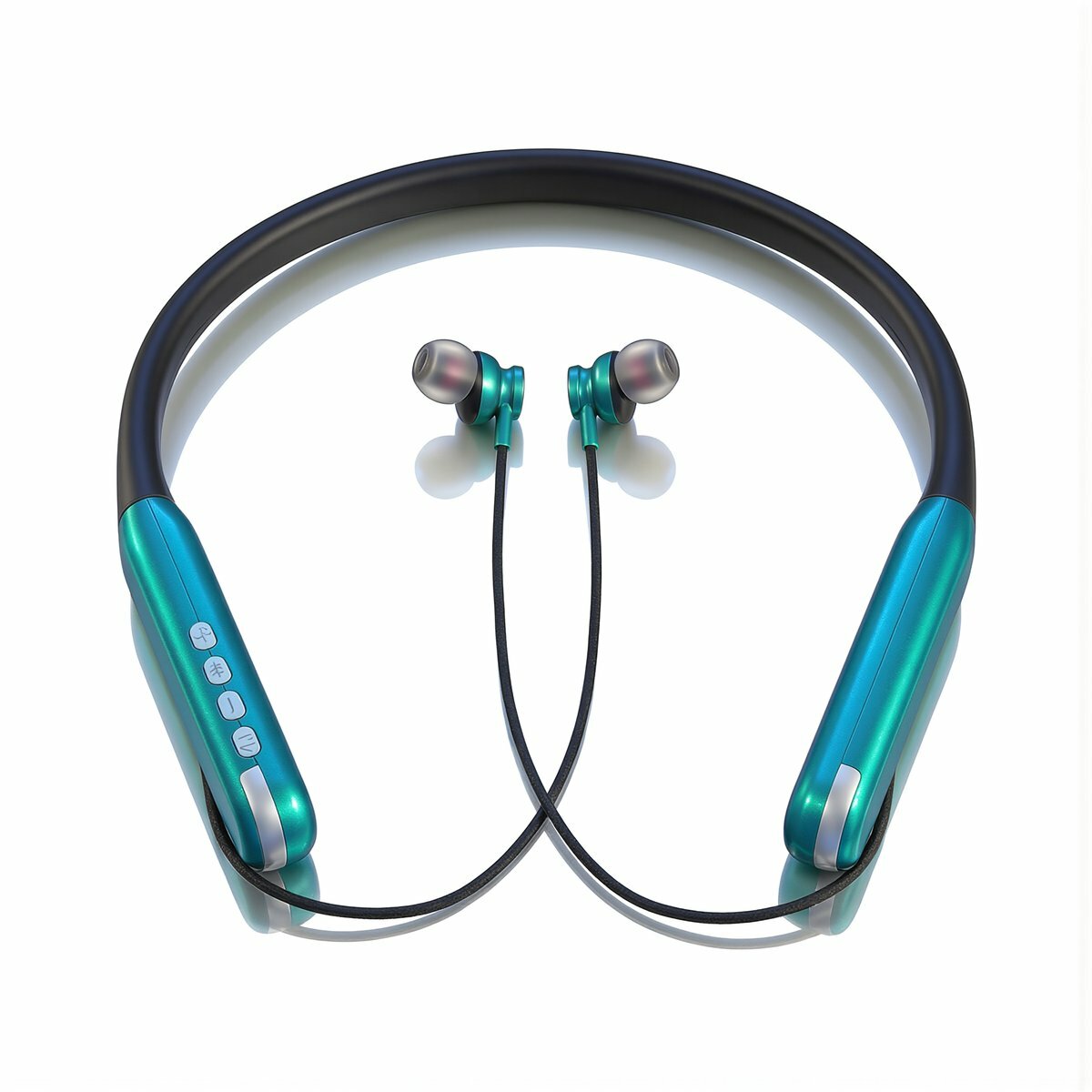 Беспроводные наушники для бега и спорта на шею поддержка Bluetooth 5.2 900 часов ожидания 36D объемный звук дисплей заряда батареи
