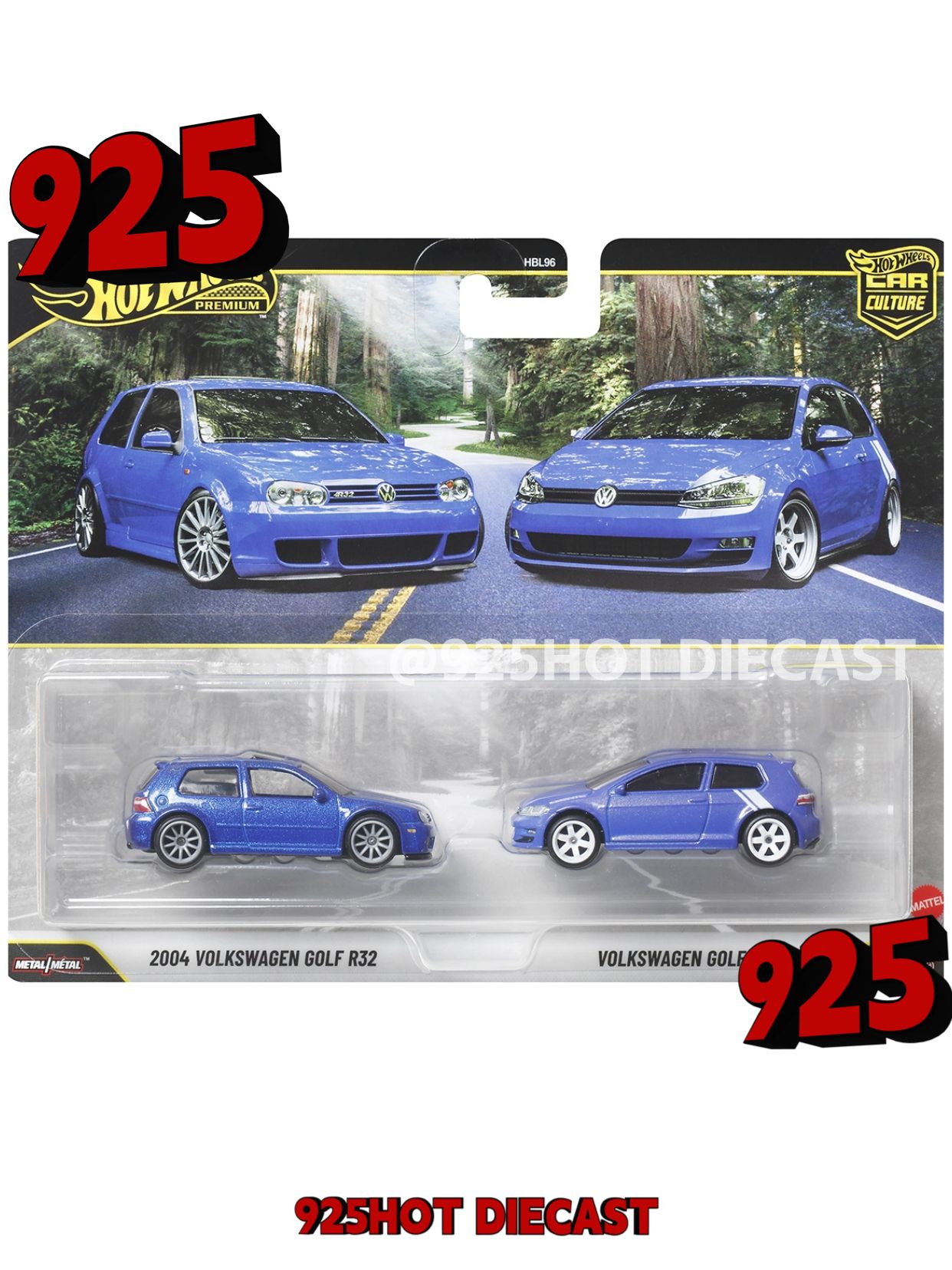 Машинка 925HOT WHEEL Car Culture 2 Packs Volkswagen HBL96 2026V