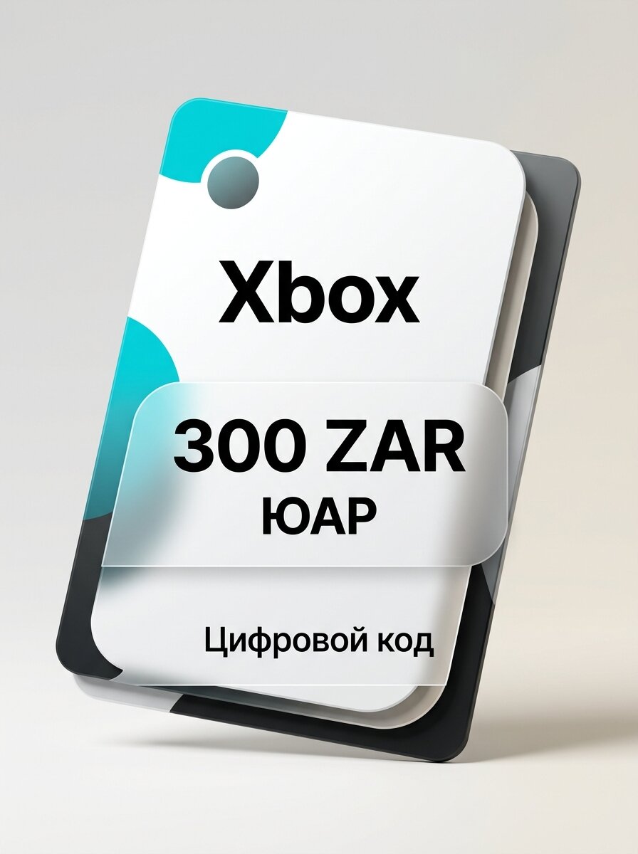 Подарочная карта Xbox ZAR 300 для Xbox Series XIS, электронный ключ, регион ЮАР