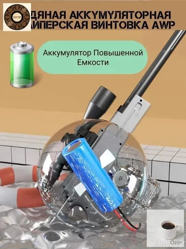 Аккумуляторная водяная винтовка в стиле AWP