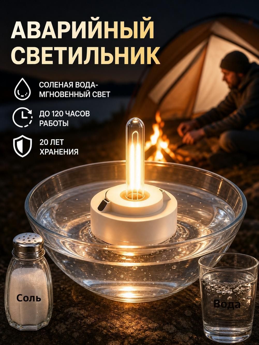 Кемпинговый фонарь