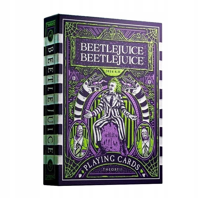 Настольная игра Theory11 Beetlejuice, игральные карты, зеленый, фиолетовый