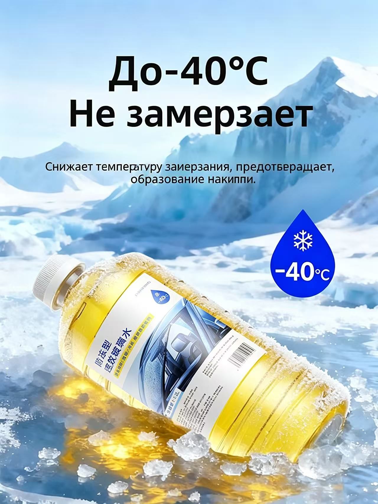 Антифриз до -40°С, 1.2 л