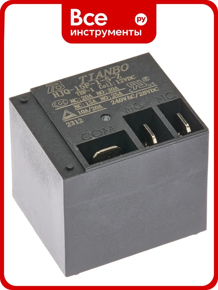 Реле электромагнитное Tianbo RELAY 50 шт HJQ-15F-1-12VDC-S-Z-TBF-1 121560