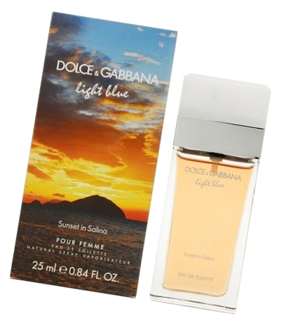 Дольче Габбана Лайт Блю Сансет Ин Салина туалетная вода 25 мл женская - Dolce Gabbana Salina
