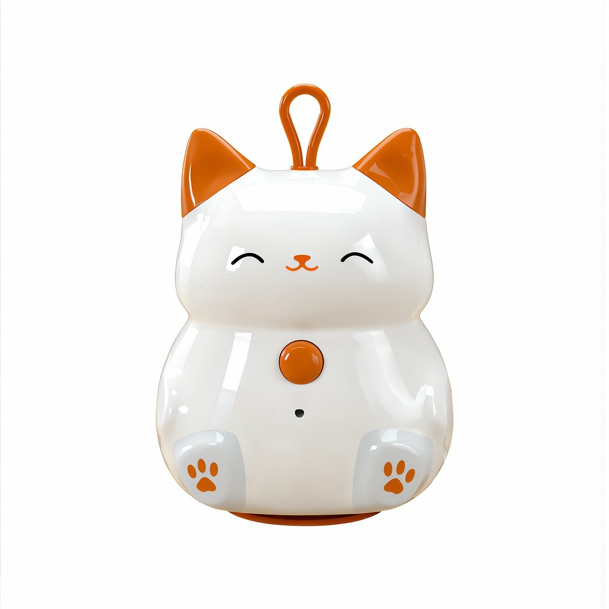 Игрушка для домашних кошек автоматическая подвесная с подъемом мягкого помпона управление одной кнопкой таймер остановки 10 минут зажим крепление