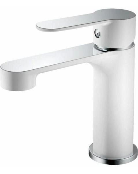 Haiba HB10557-8 Смеситель для раковины, белый/хром