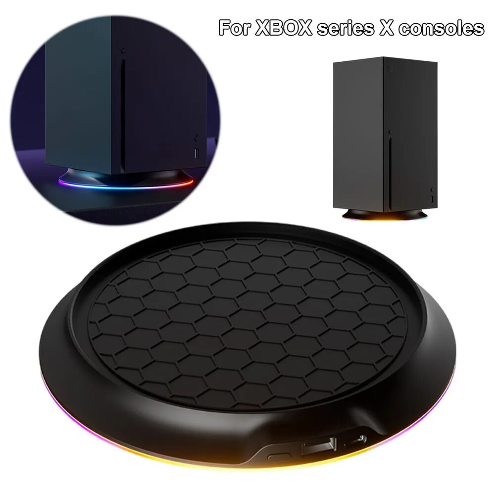 Охлаждающая подставка для Xbox Series X с RGB-подсветкой и USB-портом