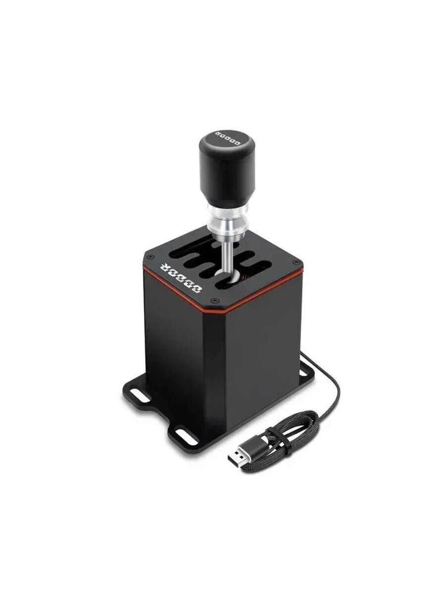 ODDOR Рычаг переключения передач и ручной тормоз для гоночных игр USB-шифтер Семиступенчатая КПП