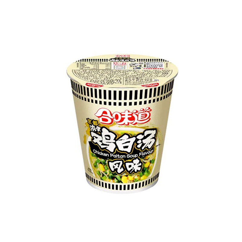 Оригинальные лапша быстрого приготовления Nissin Cup Noodles Вкус куриного белого бульона 80 г