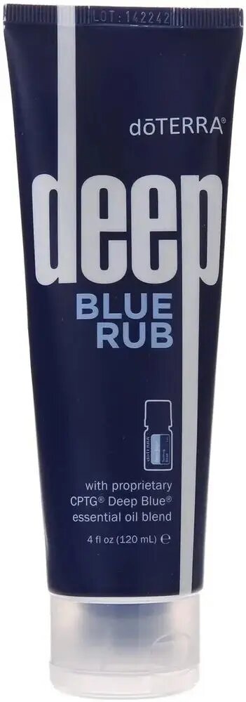 DoTERRA Deep Blue Rub Успокаивающий крем для снятия боли в мышцах и суставах 120 мл
