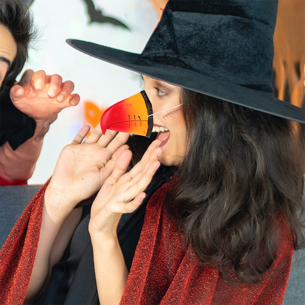 4 Штуки Парrot Нос Для Animal Cosplay Идеально Для Halloween И Цирка Реалистичные Птичьи Носы 8.00X7.50X1.00Cm