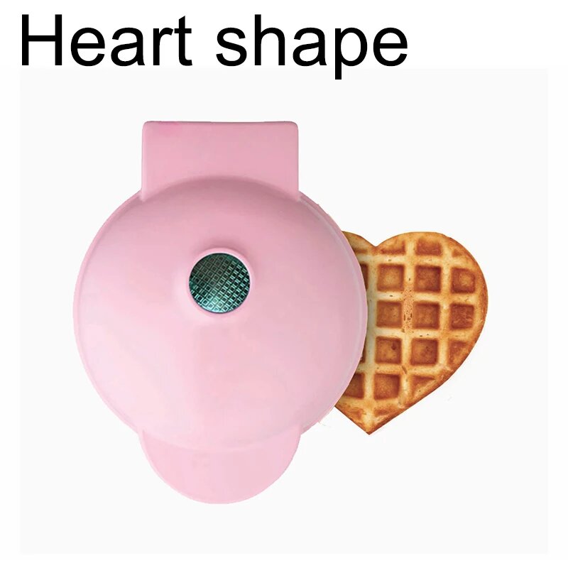 Мини-вафельница Pink love shape 220 В Великобритания
