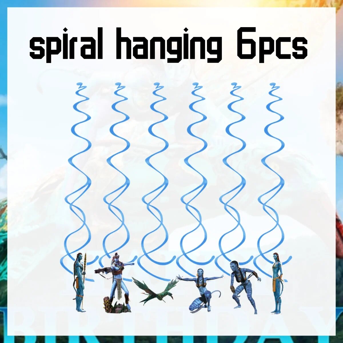 Одноразовая посуда Аватар TAKARA TOMY spiral hanging-6pcs
